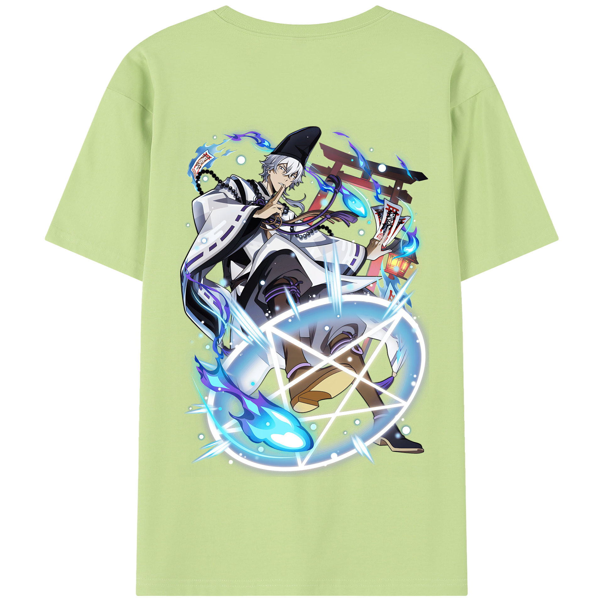 （画像用） 文豪ストレイドッグス Bungo Stray Dogs 綿100％半袖Tシャツ（背面プリント）